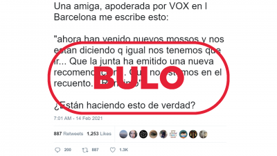 El bulo de los apoderados de Vox expulsados del recuento