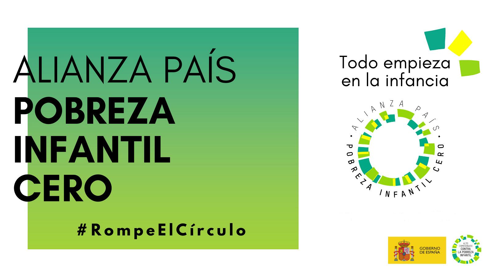 Cartel Alianza Pa�s Pobreza Infantil Cero