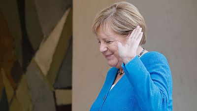 La canciller alemana, Angela Merkel, en un acto reciente