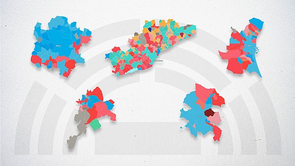 Resultados de las elecciones municipales del 28M en las grandes reas urbanas de Espaa