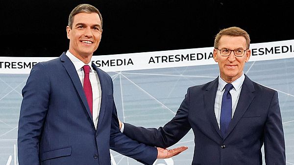 S�nchez afea a Feij�o los pactos de PP y Vox y este propone dejar gobernar a la lista m�s votada en un bronco debate