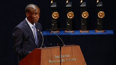 Eliud Kipchoge recibe el Princesa de Asturias de los Deportes   Un mundo que corre es un mundo unido