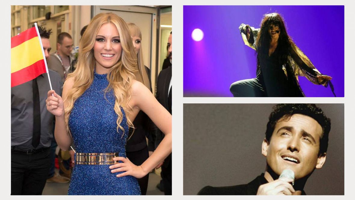 Edurne, Loreen y Carlos Marín, los tres integrantes del jurado de plató de 'Objetivo Eurovisión'