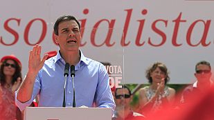 Pedro Sánchez admite "errores" en el PSOE y dice que "no son lo mismo" que el Partido Popular Pedro Sánchez admite "errores" en el PSOE y dice que "no son lo mismo" que el Partido Popular