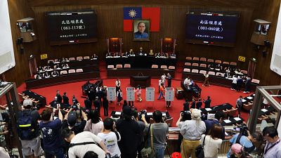 Fracasa una moción para un "impeachment" al presidente taiwanés