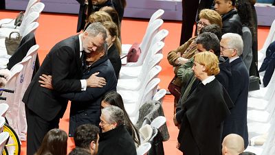 La hija de una víctima de Adamuz reclama saber la "verdad" en el funeral de Huelva