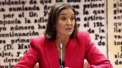 Reyes Maroto vuelve a desvincularse del 'caso Koldo' en el Senado