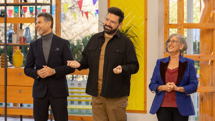 Imagen del jurado del programa 3 de 'Bake Off: Famosos al horno'