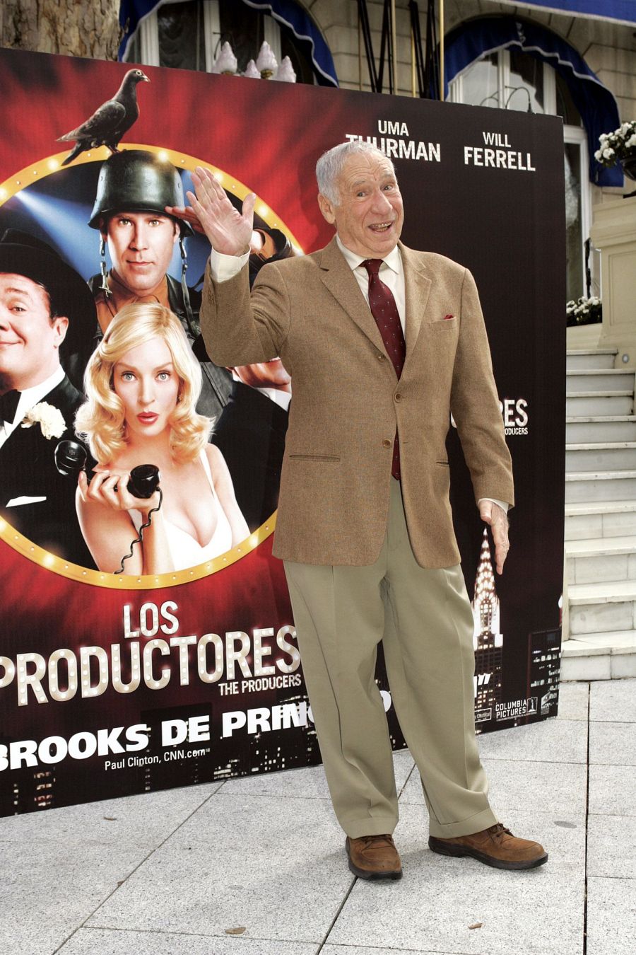 Mel Brooks, en 2006, presentando el remake de 'Los productores'.