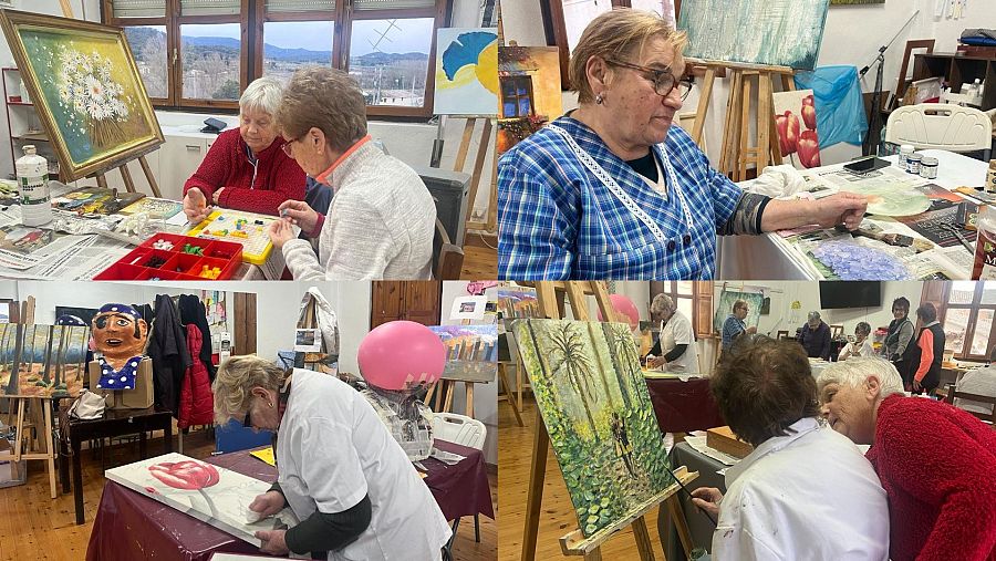 Taller de manualidades y pintura en Zubielqui
