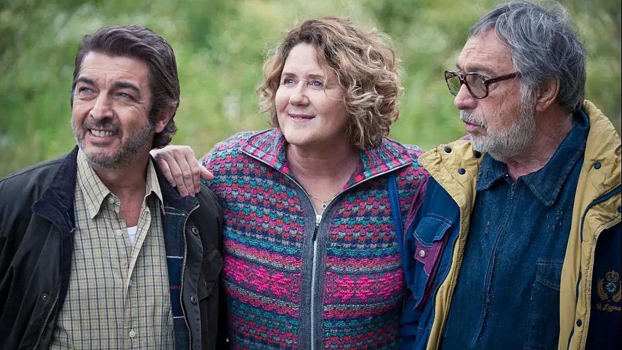 Ricardo Darín y parte del reparto de 'La odisea de los Giles'