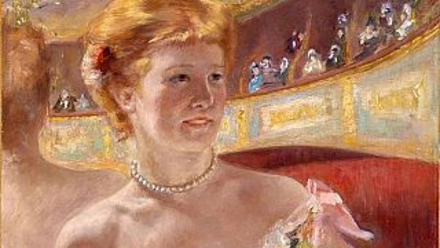 Mary Casatt. Retrato de su hermana en la Opera de Paris