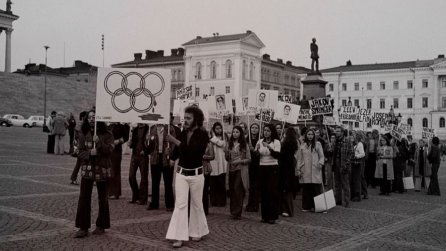Fotografía tomada tras la masacre de Munich