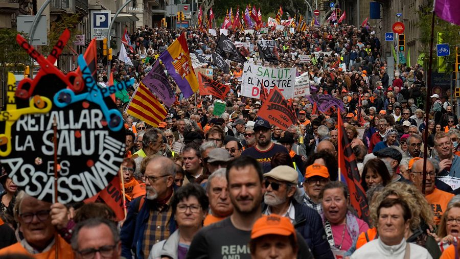 Manifestaciones por el Día Mundial de la Salud