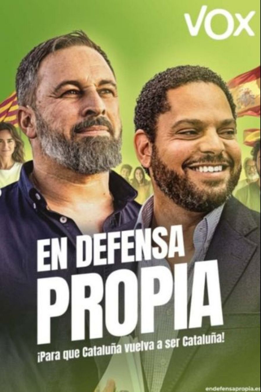 Cartell electoral de Vox al 12M
