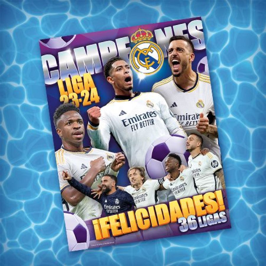 Revista Clan Mayo 2024 - Póster Real Madrid