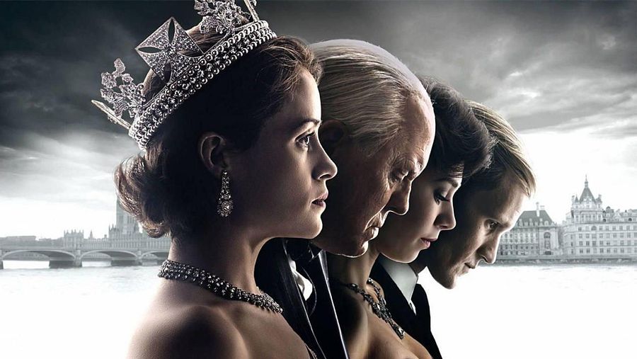 Cartel de la serie The Crown