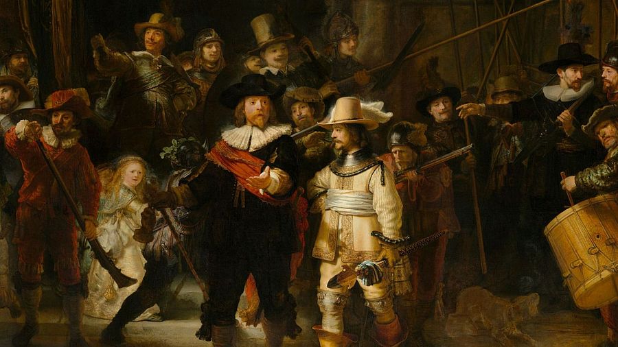 'La ronda de noche' del maestro Rembrandt