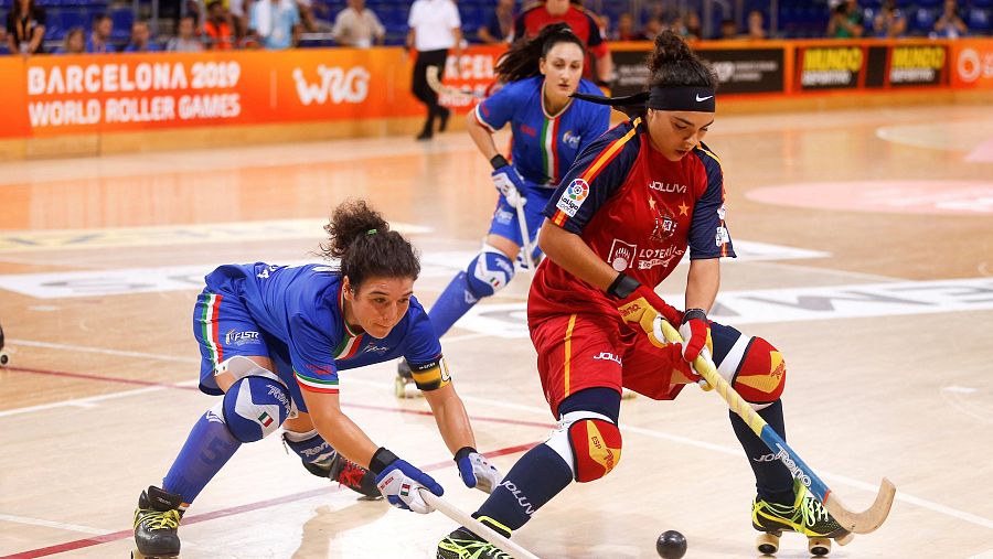 AINA FLORENZA, jugadora de la selección española de hockey patines