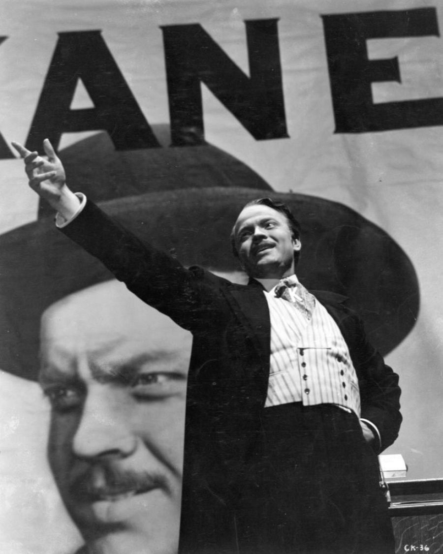 Orson Welles como Charles Foster Kane en una escena de "Ciudadano Kane".