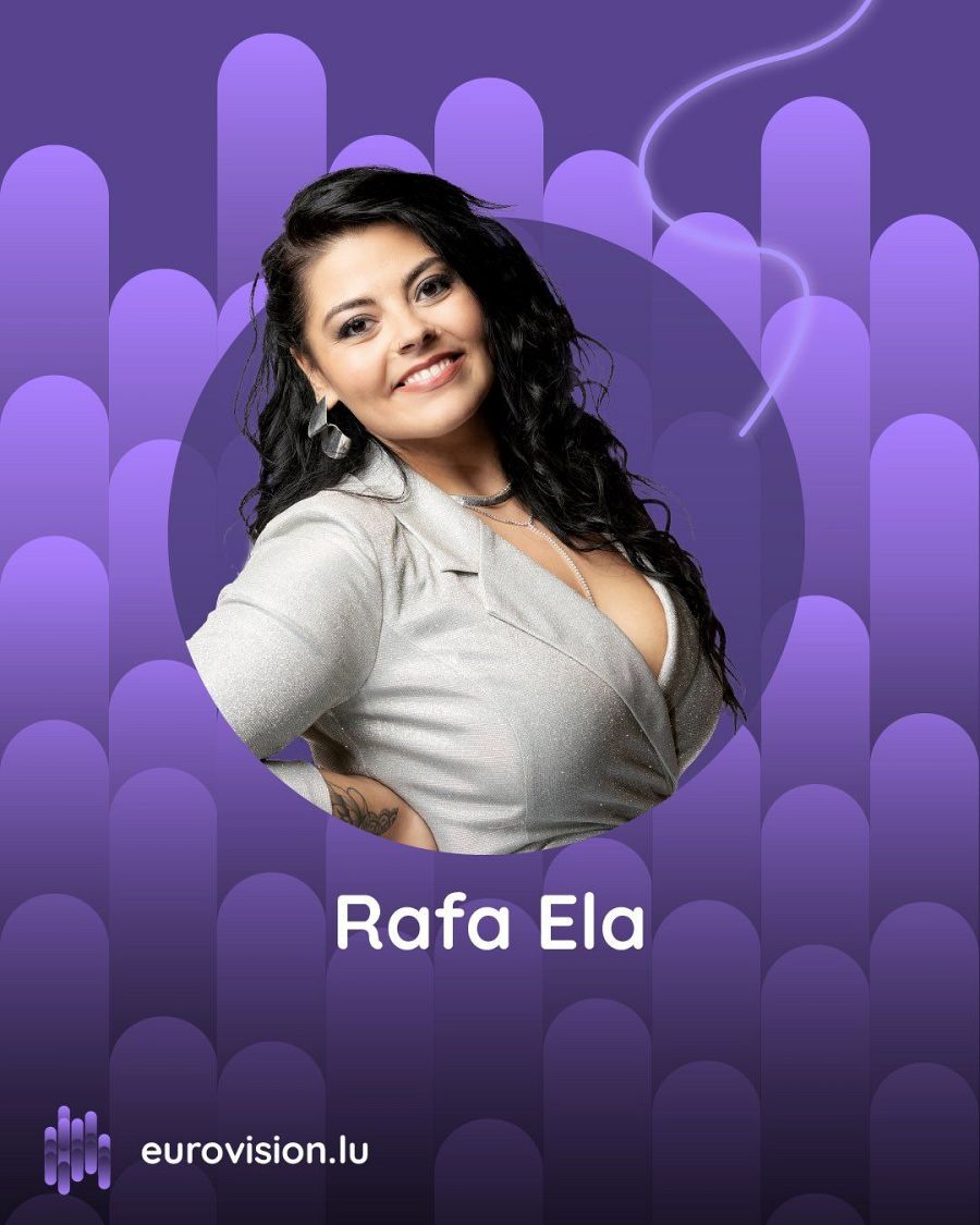Rafa Ela, participante del Luxembourg Song Contest, posa para una foto promocional.