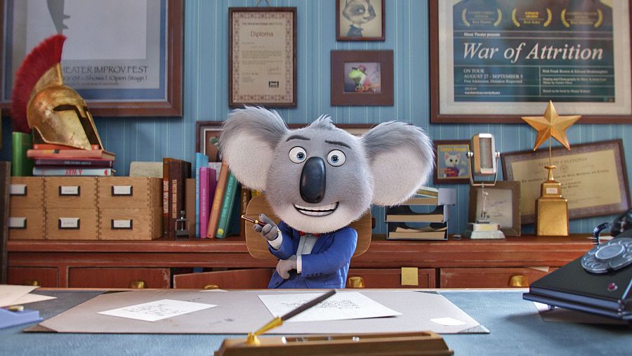 Buster Moon, el koala protagonista de '¡Canta!'