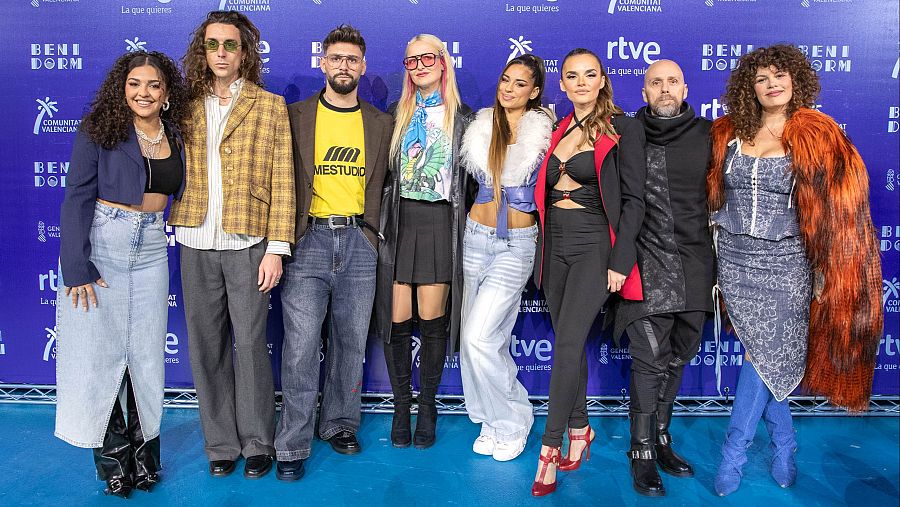 Foto de grupo de los finalistas