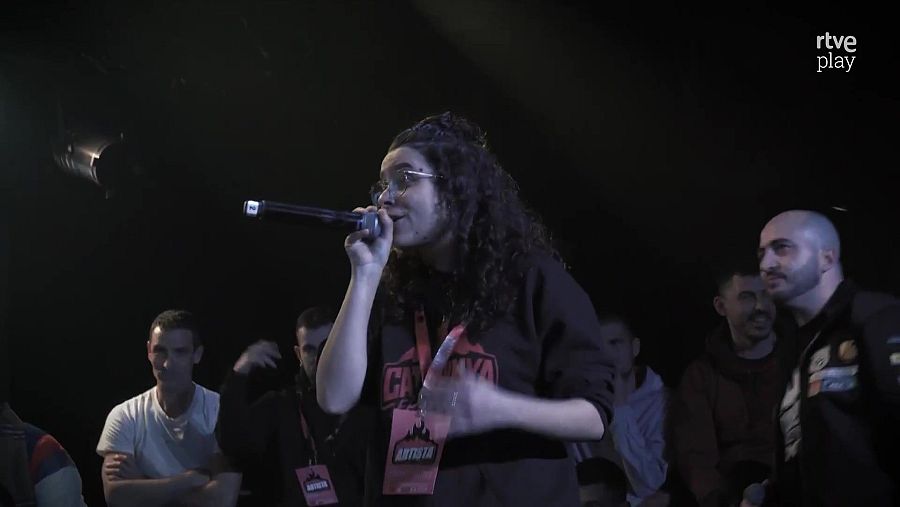 Marina Bou, redactora de 'L'Altaveu', va ser l'única dona classificada a la gran final del Catalunya Freestyle.