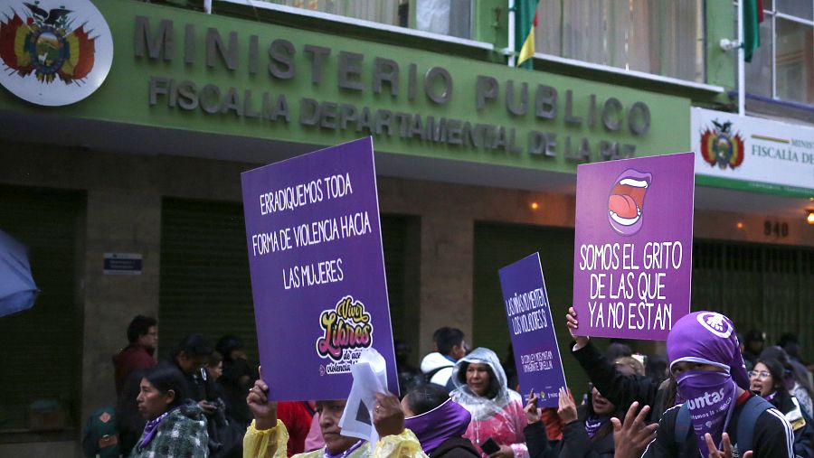 "Nos matan y nos violan y el Estado no hace nada", la protesta de las bolivianas en el 8M