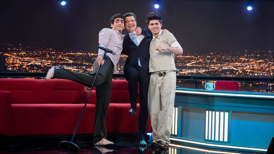 Omar Ayuso y Martin Urrutia en 'Late Xou con Marc Giró'