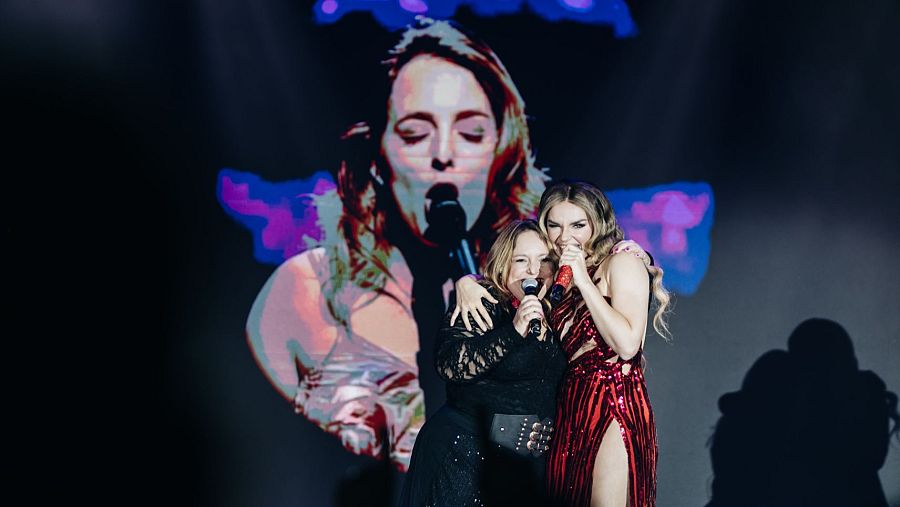 Melody con Anabel Conde