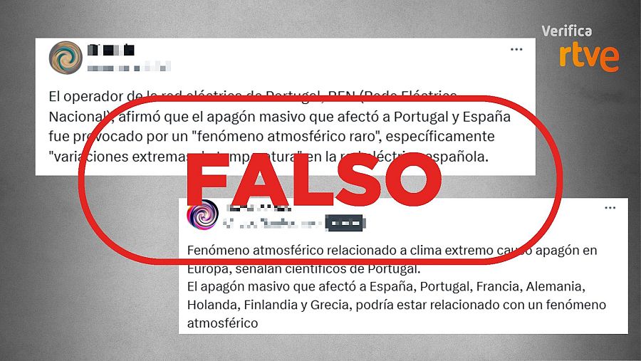 Bulos y desinformación sobre el apagón masivo en España