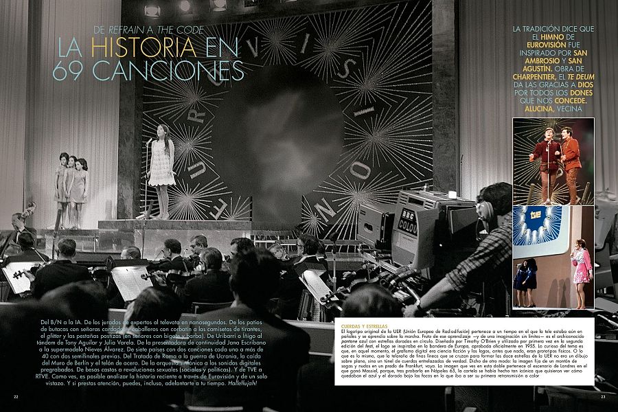 Otras de las páginas del especial de la revista