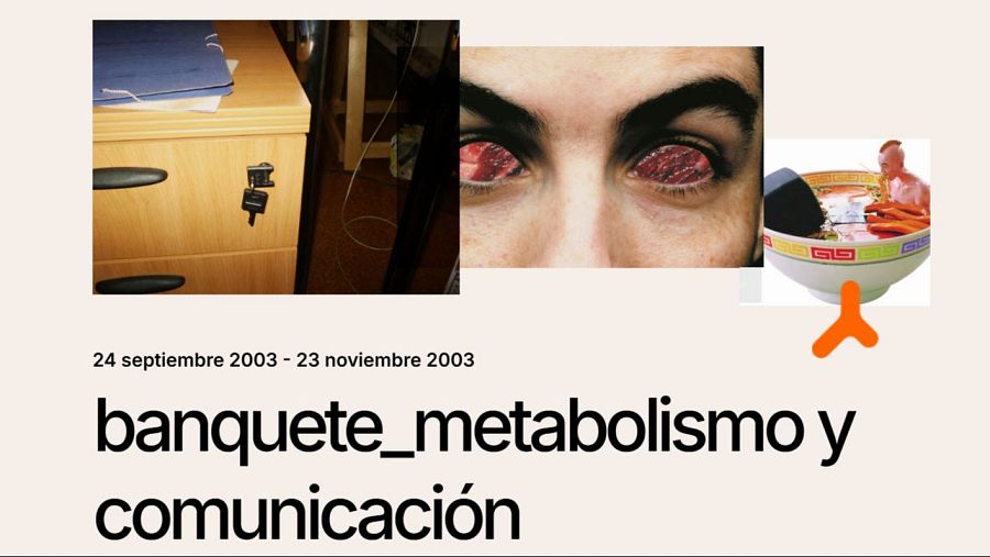 Exposición banquete_metabolismo y comunicación (2003)