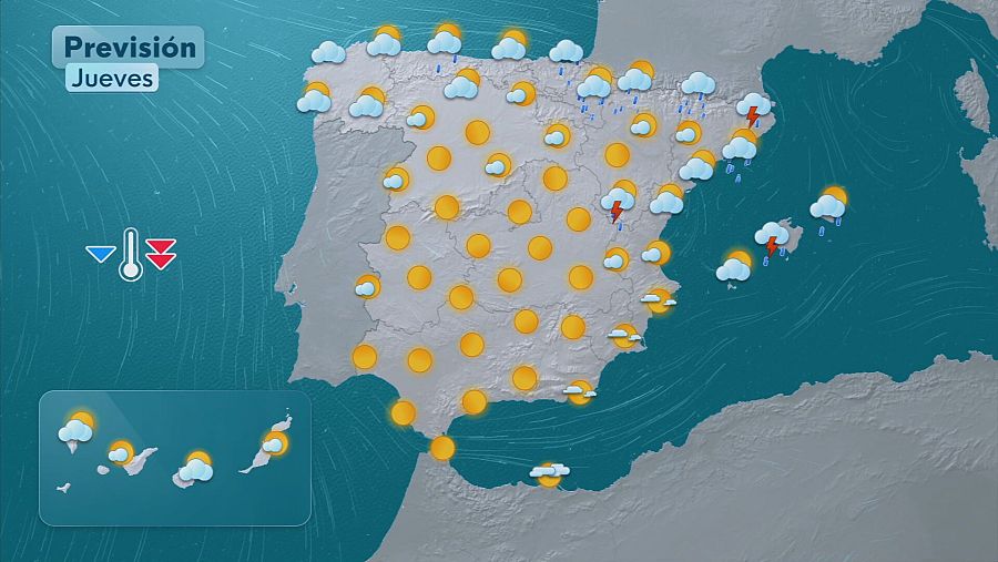 El tiempo hoy 28 de agosto en España