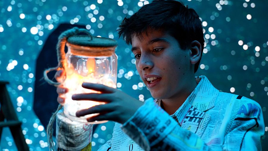 Gonzalo Pinillos grabando el videoclip de "Érase una vez (Once upon a time)"