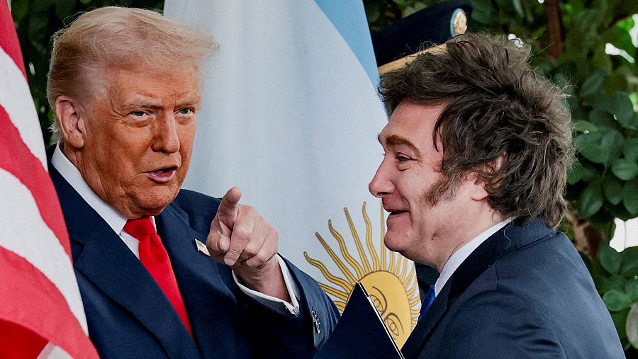 Trump y Milei en la Casa Blanca