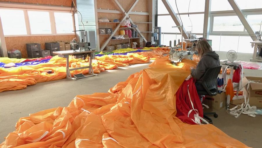 L'elaboració d'un embolcall de globus aerostátic