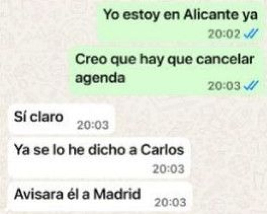 La secretaria de Mazón desvela que la Generalitat no suspendió la agenda oficial del expresidente en la dana hasta las 20.00 horas