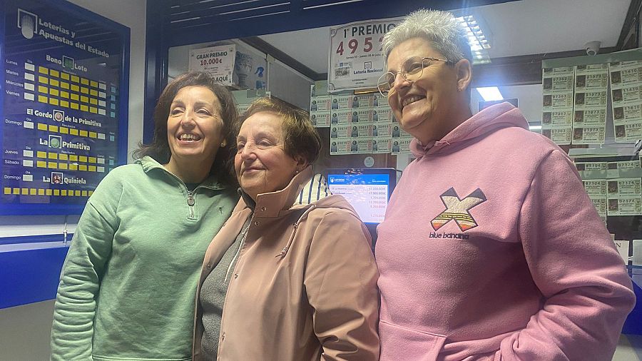 Mabel Sanz, Isabel Sánchez y Rosi Sánchez, las loteras futboleras de Oropesa, Toledo.