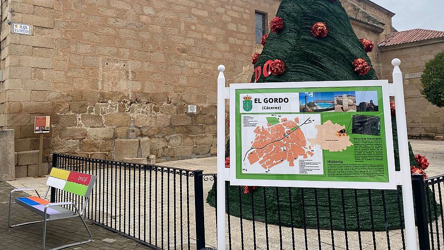 Detalle navideño en El Gordo, Cáceres