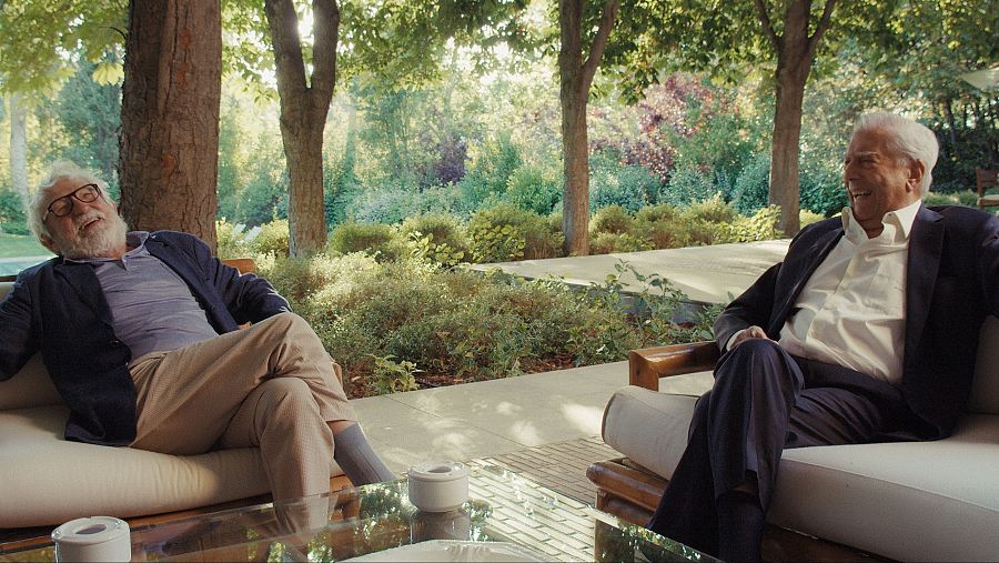 Oscar Tusquets y Mario Vargas Llosa