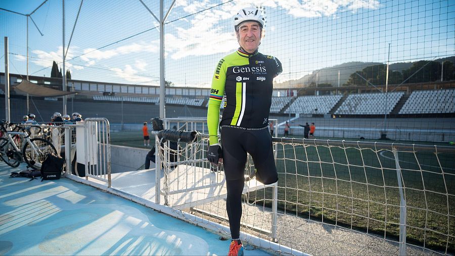 El ciclista Juanjo Méndez, sobre l'accident: "Vaig tindre molta sort"