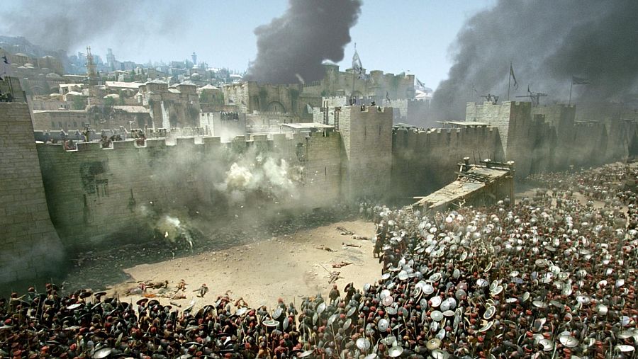 La batalla por Jerusalén en 'El reino de los cielos'.