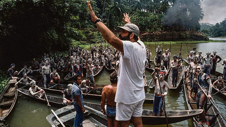 Imagen del rodaje de 'Apocalypse Now'.