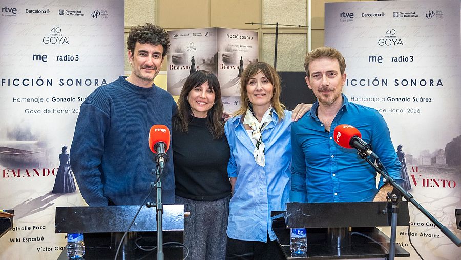 Elenco protagonista de 'Remando al viento'