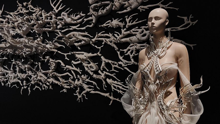 Futurama Gown (Colección Meta Morphism, Iris van Herpen, 2022)