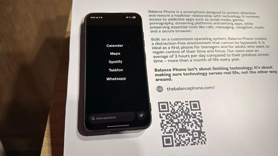 Balance phone bloquea de forma inteligente aquello que consideran contenido adictivo