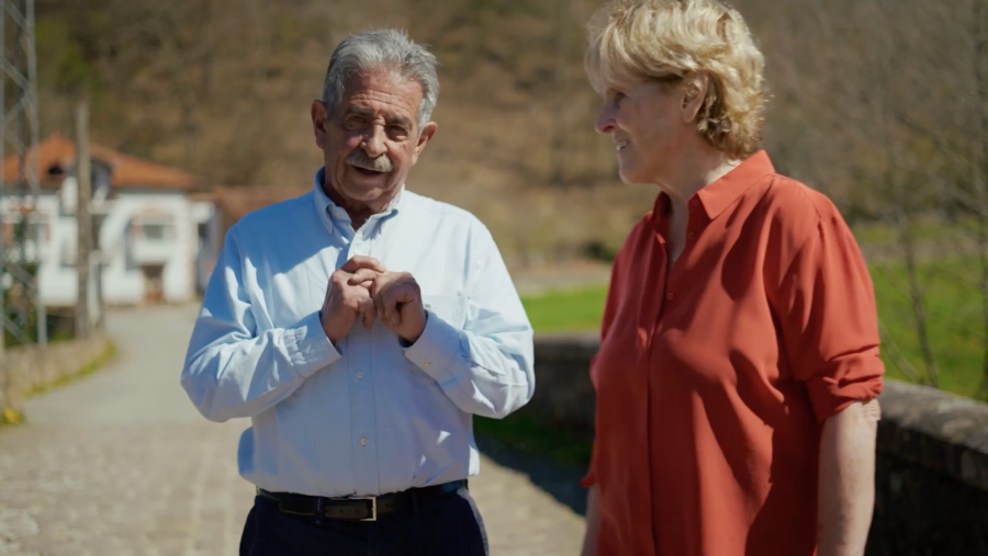 Miguel Ángel Revilla y Mercedes Milá en 'Me meto en un jardín'