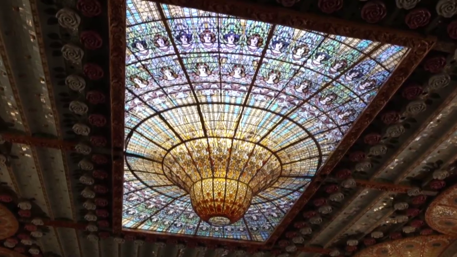Palau de la Música: així es va dissenyar el 'bosc encantat' de l'interior